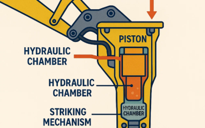 ¿Cómo funciona un martillo hidráulico? Explicación de la herramienta de demolición 