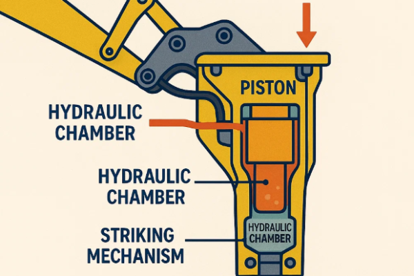 ¿Cómo funciona un martillo hidráulico? Explicación de la herramienta de demolición 