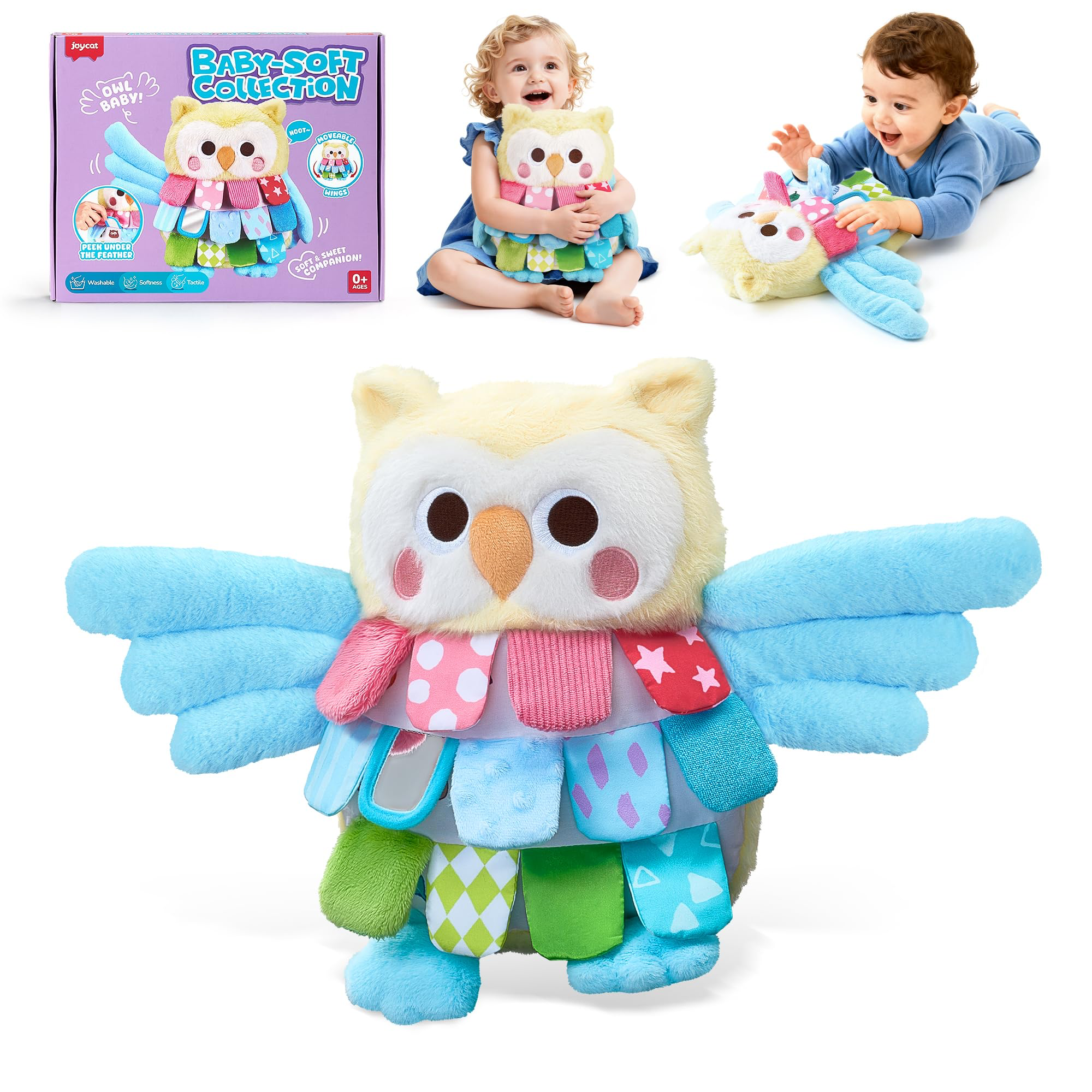 Baby Owl Tummy Time Sensory Toy